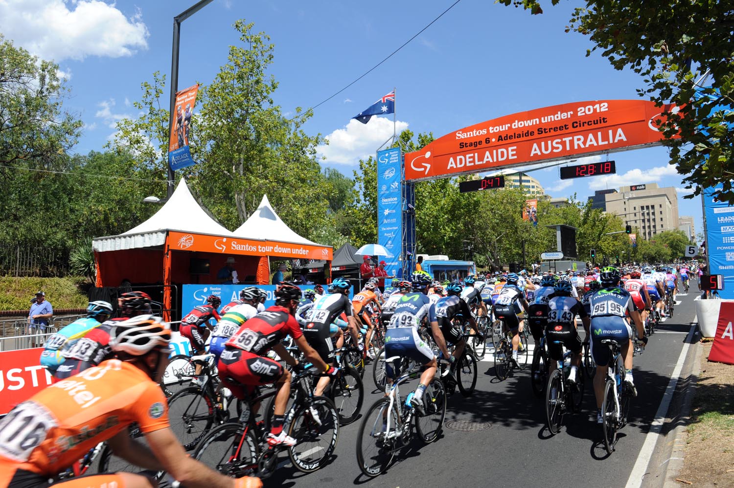 Adelaide, Tour Down Under 2012, stage six