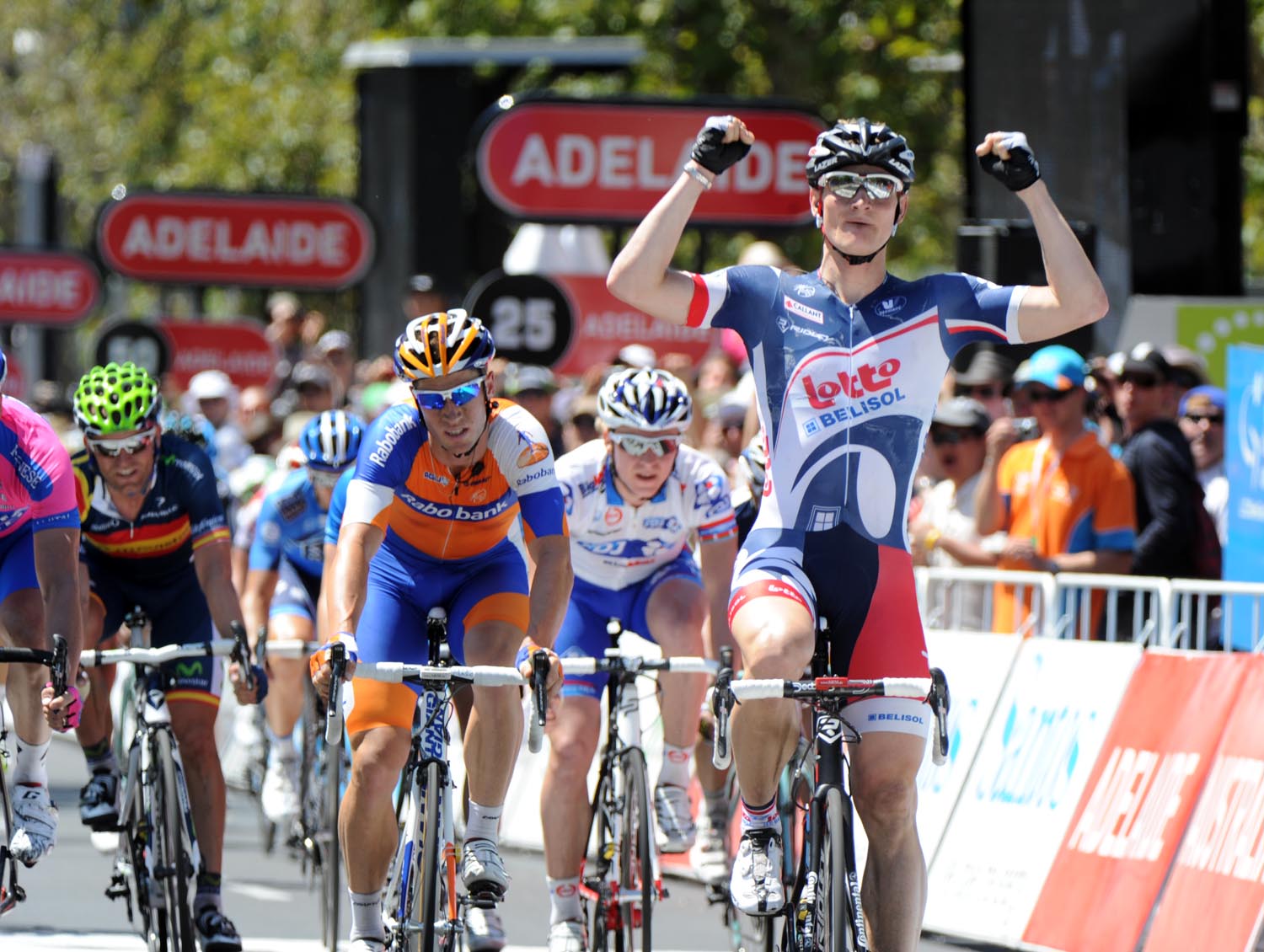 Andre Greipel wins final stage, Tour Down Under 2012, stage six