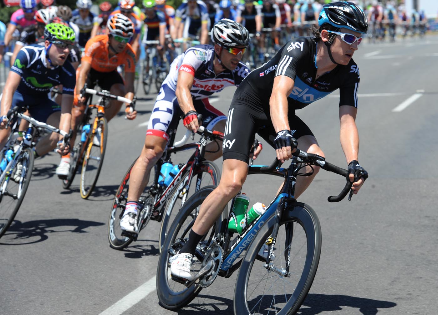 Geraint Thomas, Tour Down Under 2012, stage six