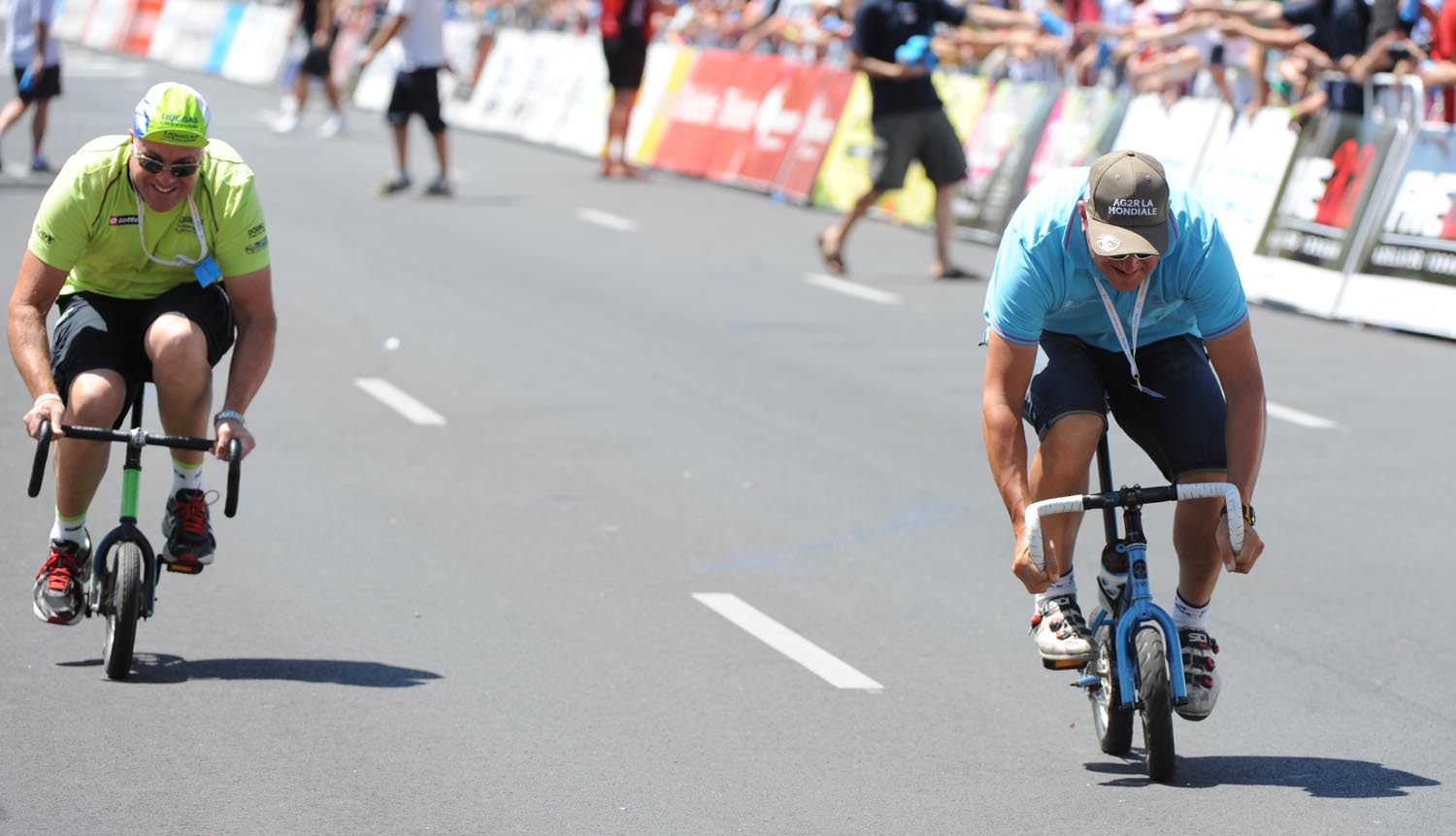 Big bikes, Tour Down Under 2012, stage six