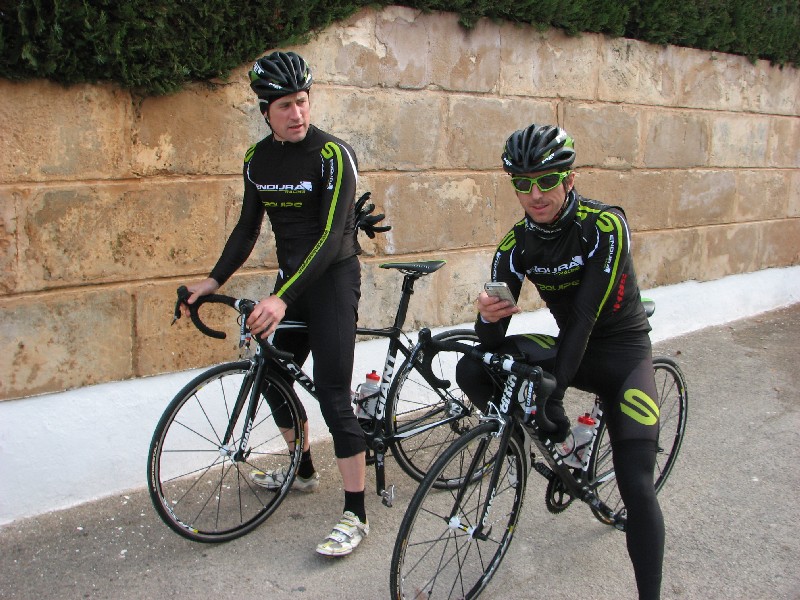 Wilkinson and Downing at Endura camp Wilkinson and Downing at Endura camp