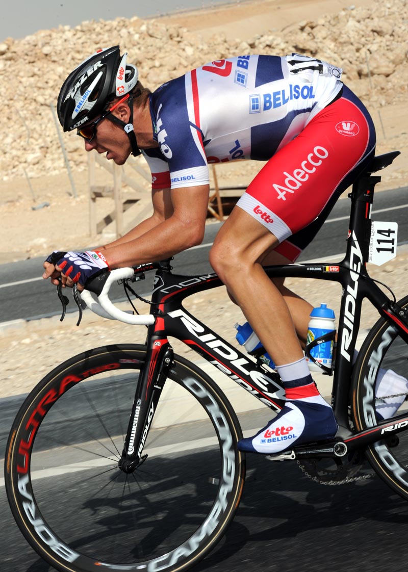 Adam Hansen solo, Tour of Qatar 2012, stage one