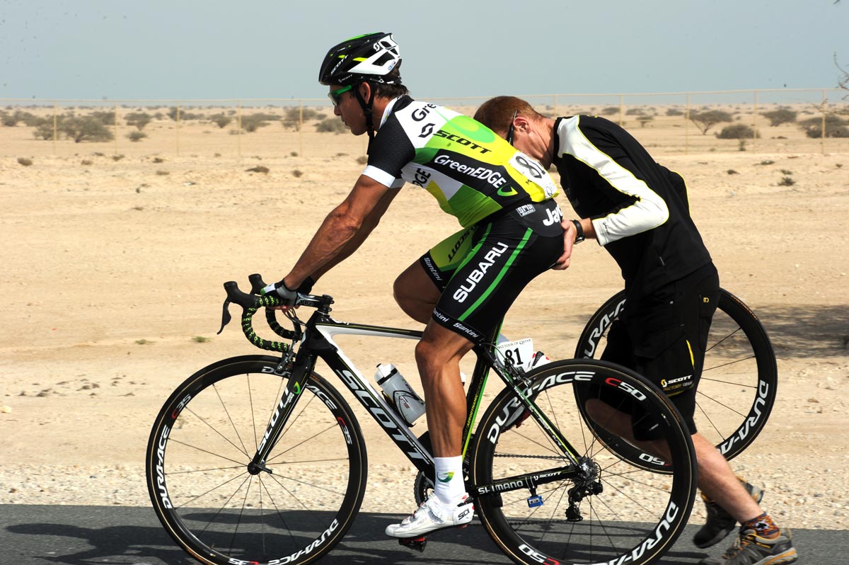 Robbie McEwen, Tour of Qatar 2012, stage one