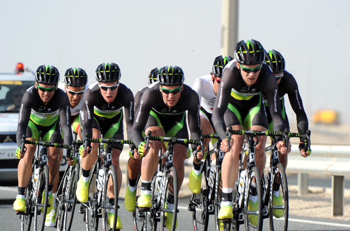 GreenEdge, Tour of Qatar 2012, stage two TTT