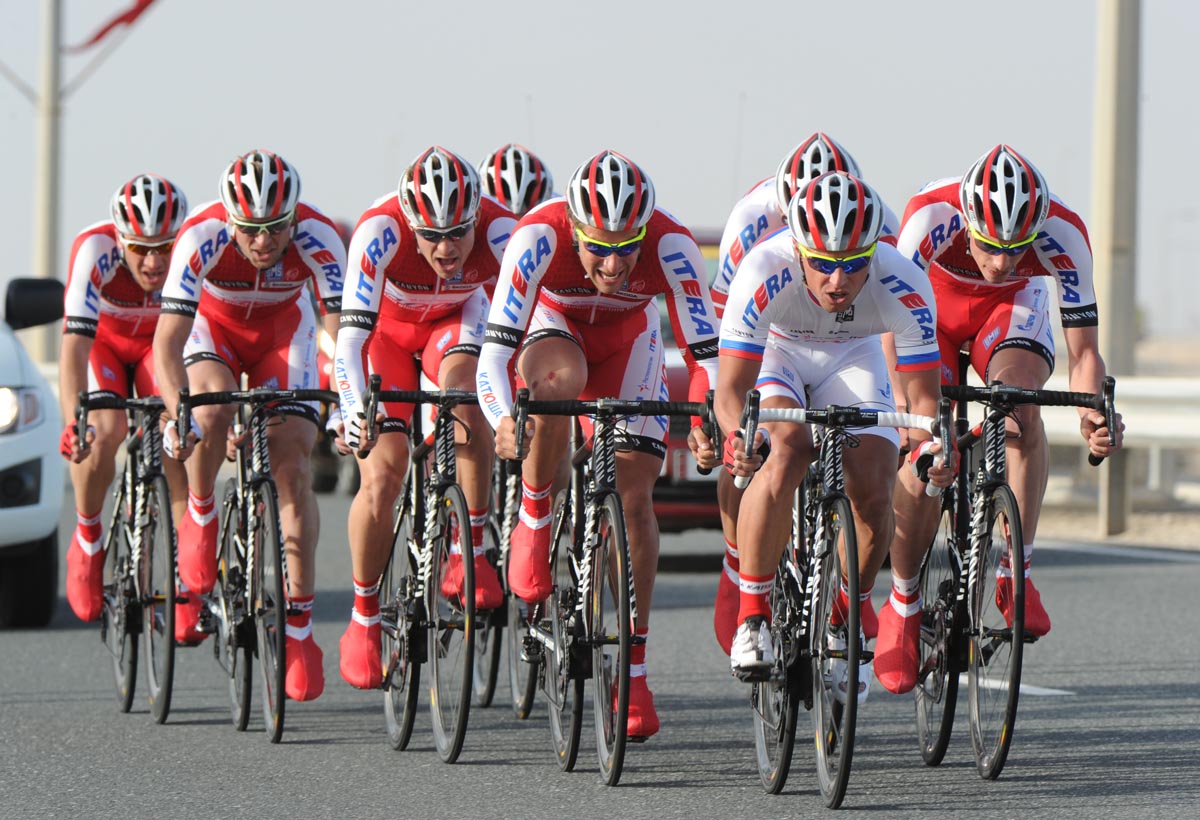 Katusha, Tour of Qatar 2012, stage two TTT