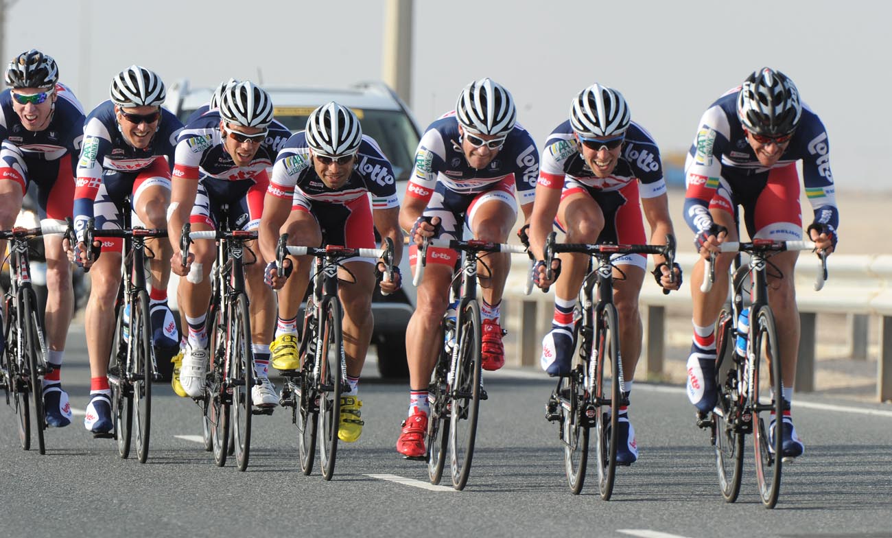 Lotto-Belisol, Tour of Qatar 2012, stage two TTT