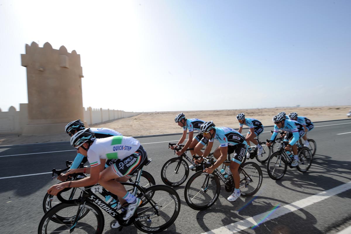 Omega Pharma-QuickStep, Tour of Qatar 2012, stage two TTT