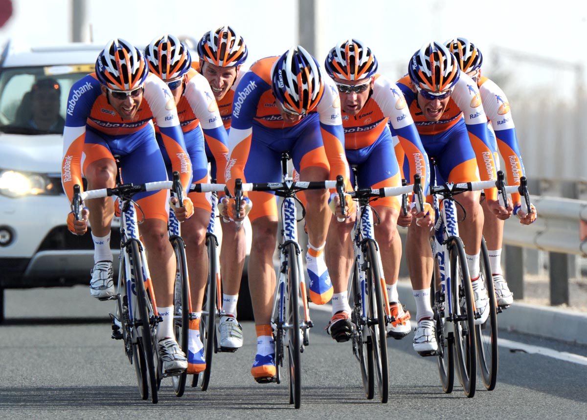 Rabobank, Tour of Qatar 2012, stage two TTT