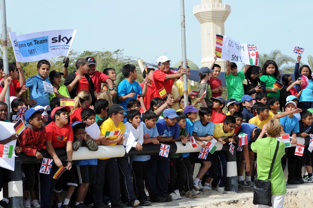Fans, Tour of Qatar 2012, stage three