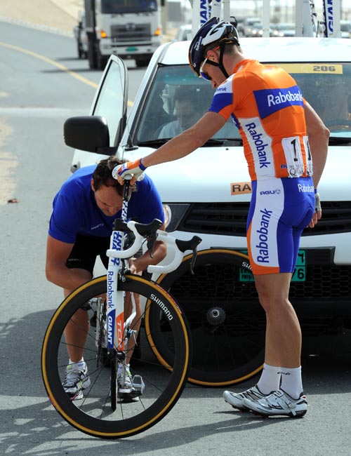 Mark Renshaw, Tour of Qatar 2012, stage three