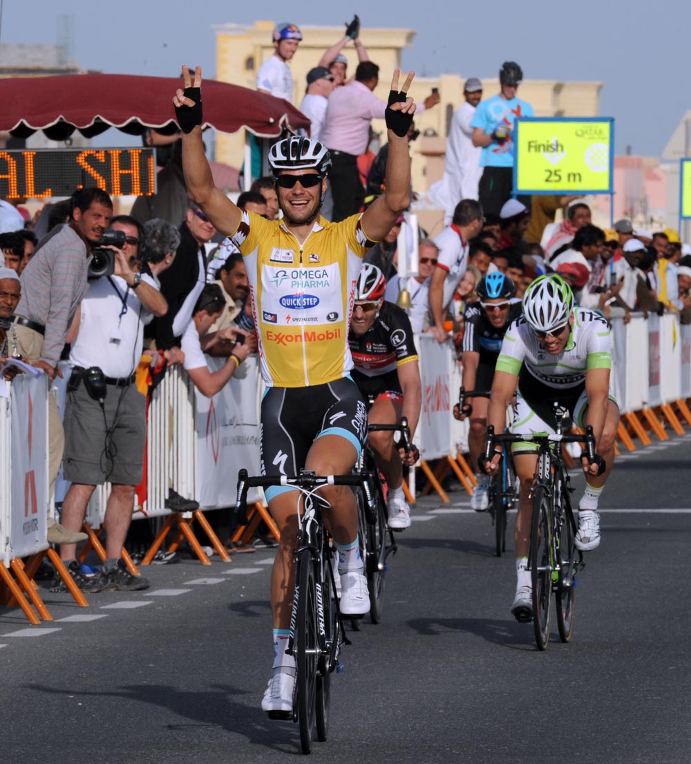 Tom Boonen wins, Tour of Qatar 2012, stage four