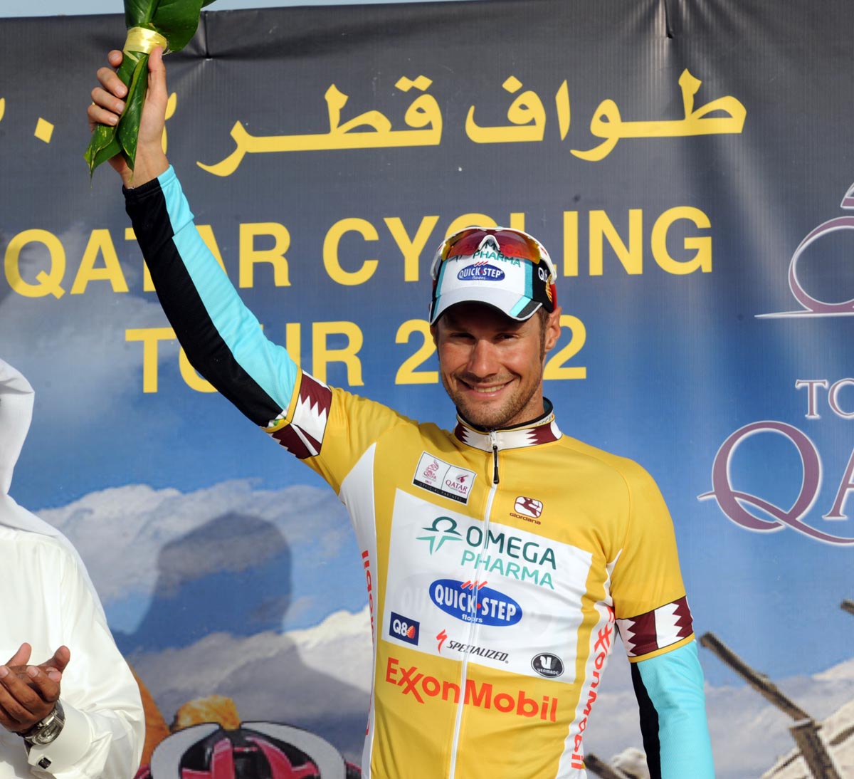 Tom Boonen in race lead, Tour of Qatar 2012, stage five