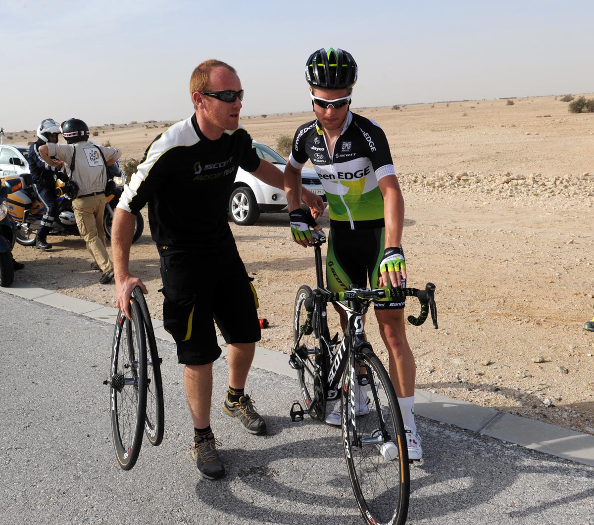 Langeveld, Tour of Qatar 2012, stage five