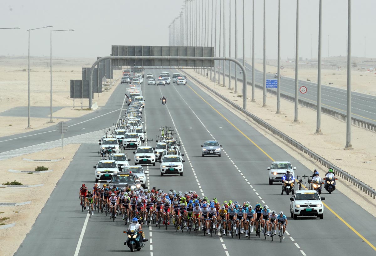 Peloton, Tour of Qatar 2012, stage five