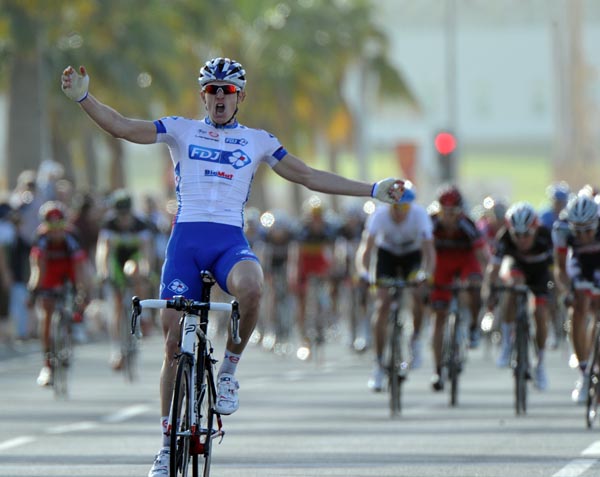 Demare wins stage six Tour of Qatar 2012 qatar, cavendish, boonen, cycling