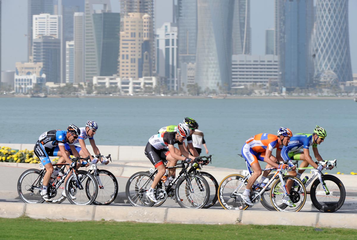 Escape in Doha, Tour of Qatar 2012, stage six Escape in Doha, Tour of Qatar 2012, stage six