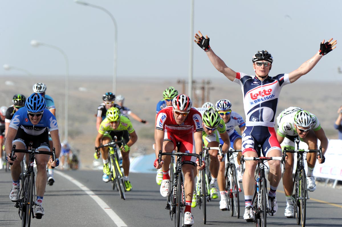 Andre Greipel wins, Tour of Oman 2012, stage one