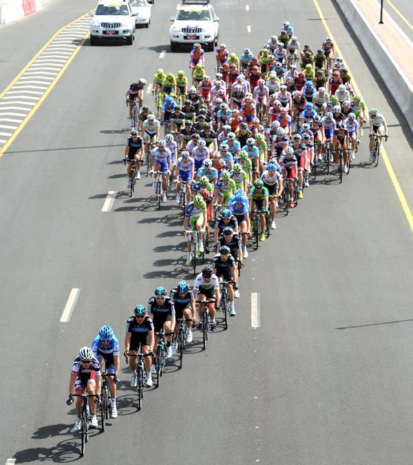 Peloton, Tour of Oman 2012, stage one