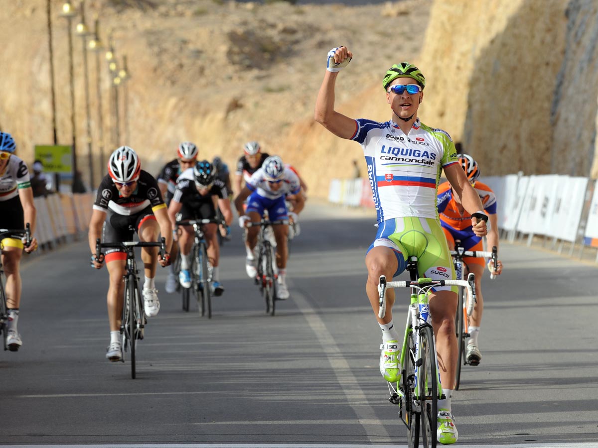 Peter Sagan wins, Tour of Oman 2012, stage two