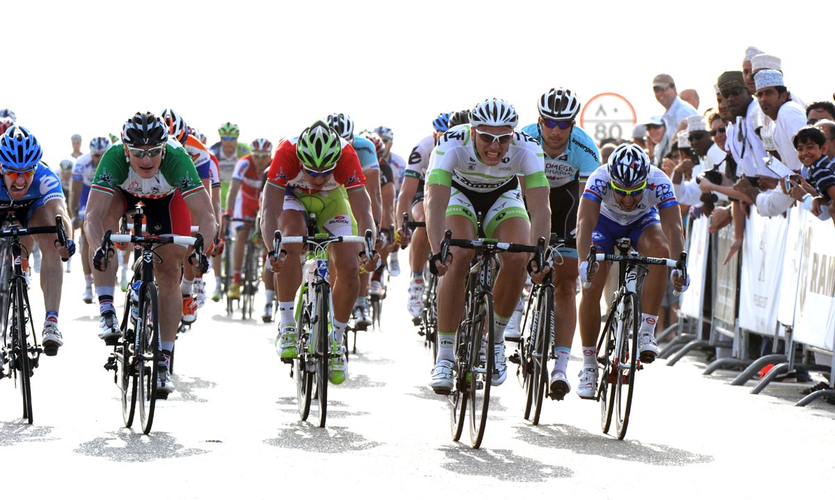 Marcel Kittel wins, Tour of Oman 2012, stage three