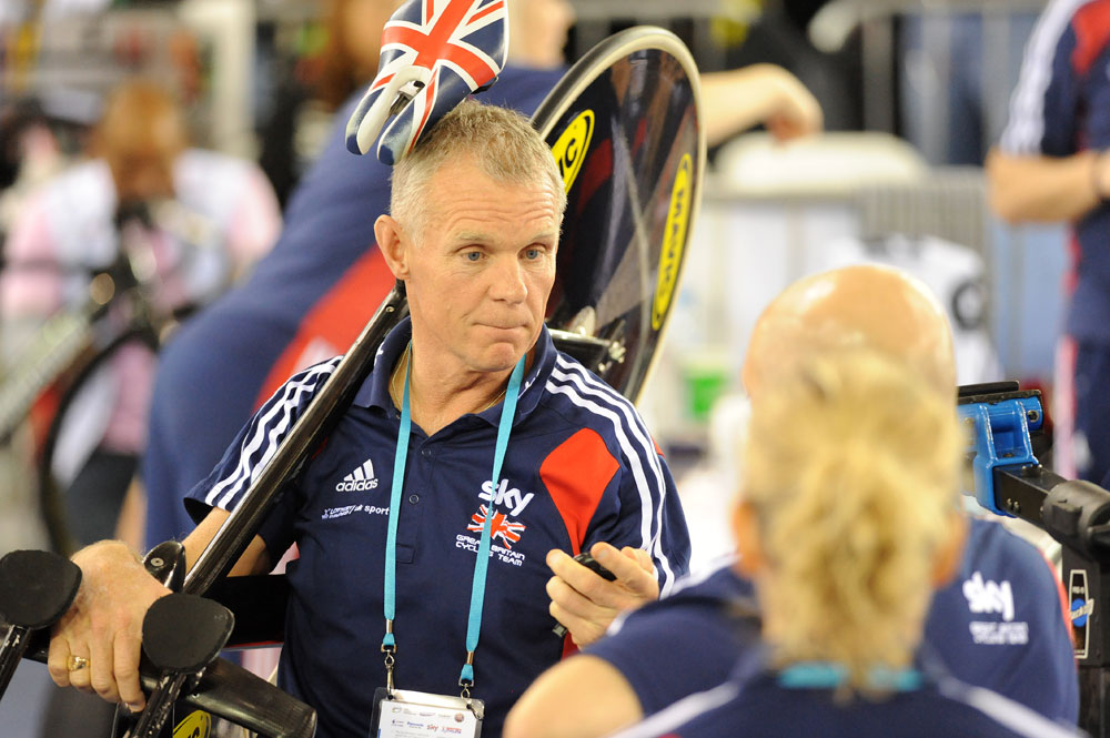 Shane Sutton, Day one, London track World Cup, February 2012 Shane Sutton, Day one, London track World Cup, February 2012