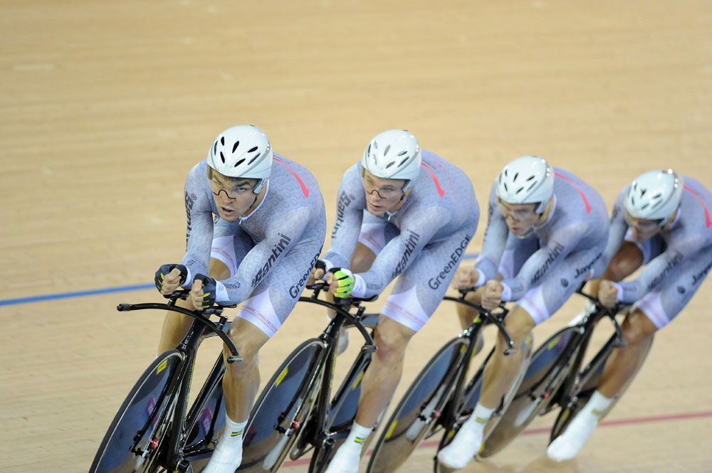 Australia, Men TP, London Track World Cup 2012, day one