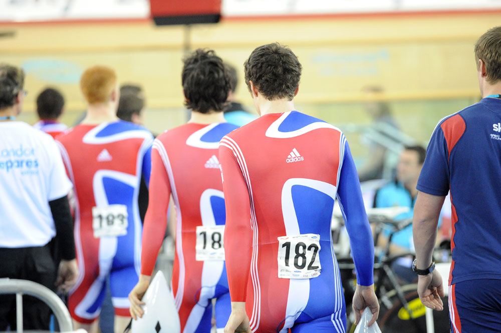 Great Britain, Men TP, London Track World Cup 2012, day one