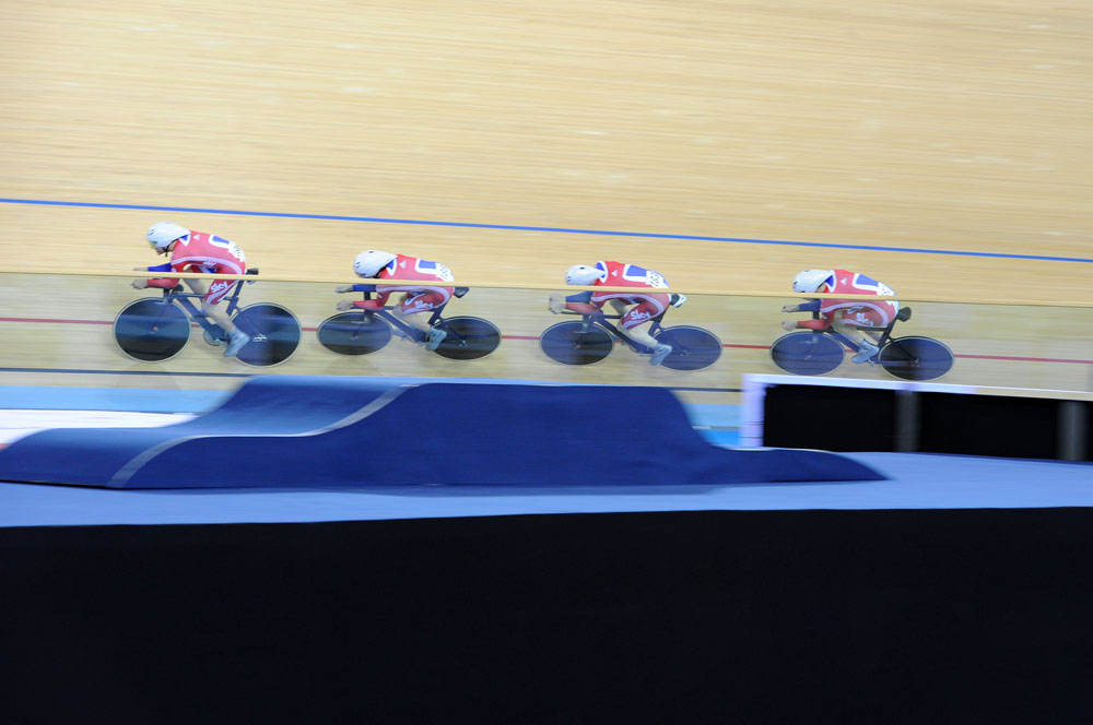 Great Britain, Men TP, London Track World Cup 2012, day one