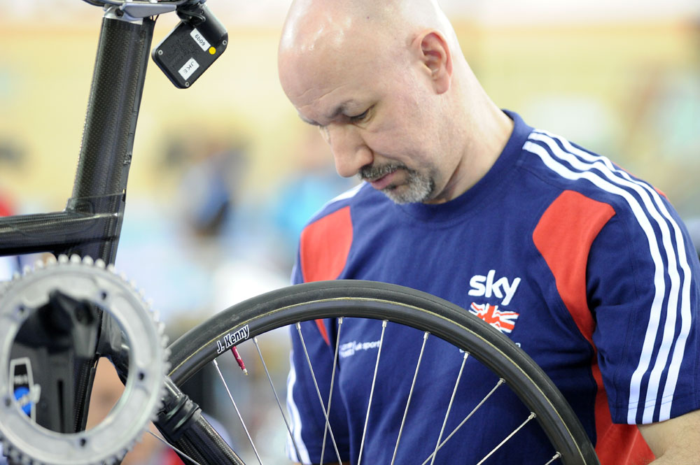 Jason Kenny's bike, London Track World Cup 2012, day two