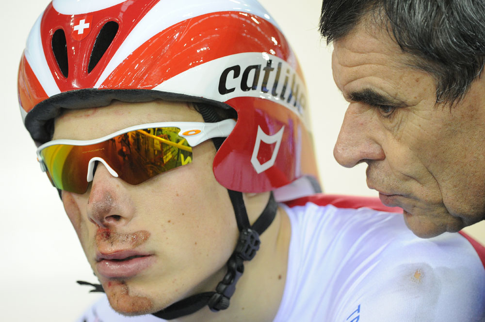 Marks of a crash, London Track World Cup 2012, day two