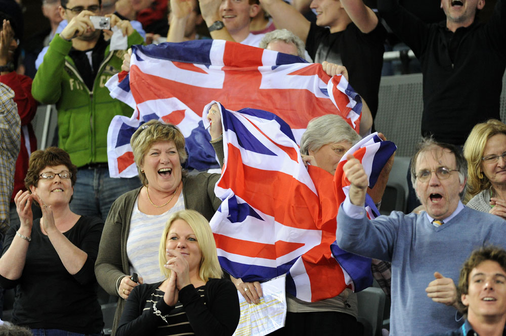 Crowd, London Track World Cup 2012, day two Crowd, London Track World Cup 2012, day two