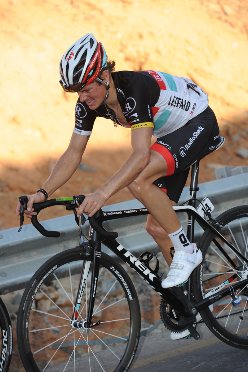 Jakob Fuglsang, Tour of Oman 2012, stage five