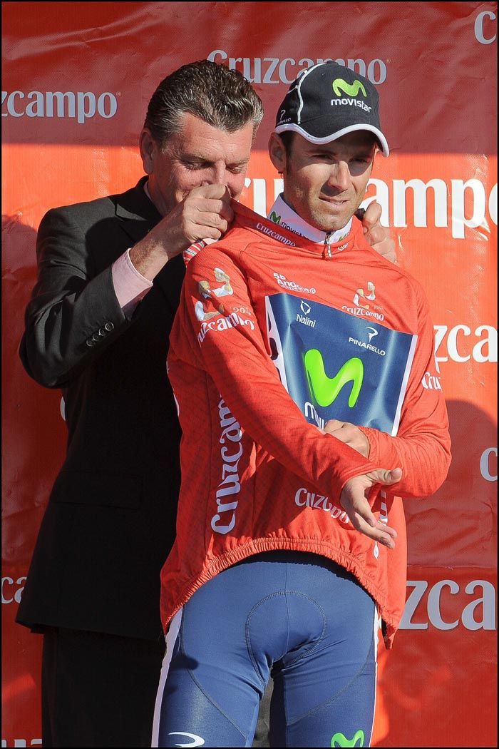 Alejandro Valverde in lead after stage two, Ruta del Sol 2012