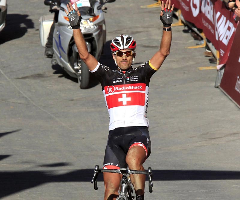 Fabian Cancellara wins Strade Bianche 2012 Fabian Cancellara wins Strade Bianche 2012