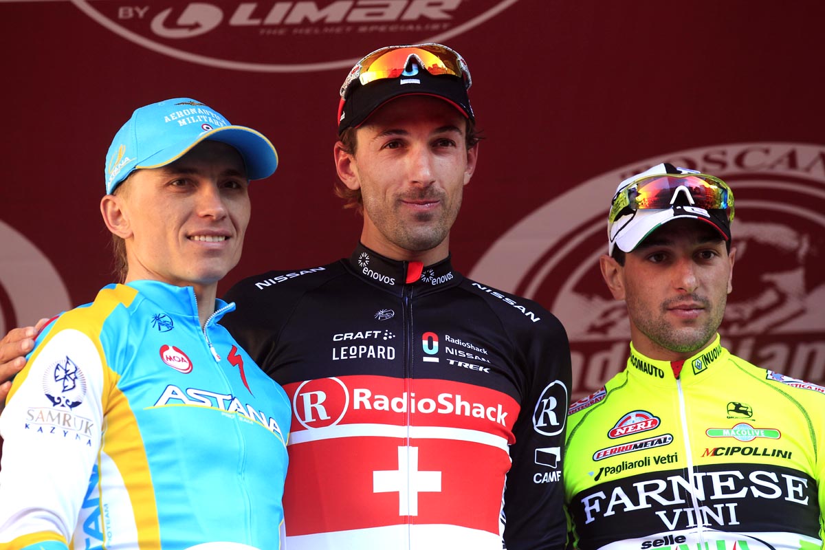 Fabian Cancellara wins, Strade Bianche 2012