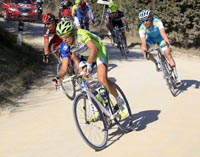 Vincenzo Nibali escape, Strade Bianche 2012 Vincenzo Nibali escape, Strade Bianche 2012