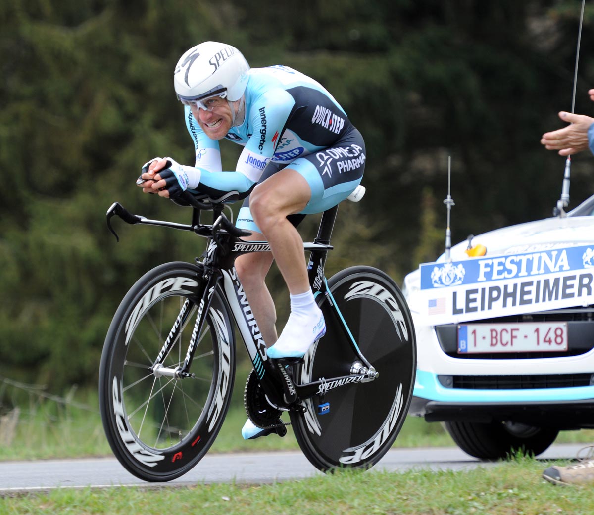 Levi Leipheimer, third, Paris-Nice 2012, stage one ITT