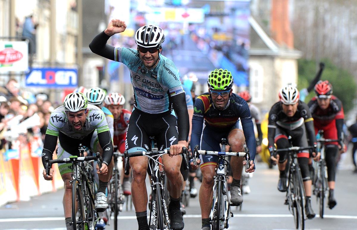 Tom Boonen wins, Paris-Nice 2012, stage two