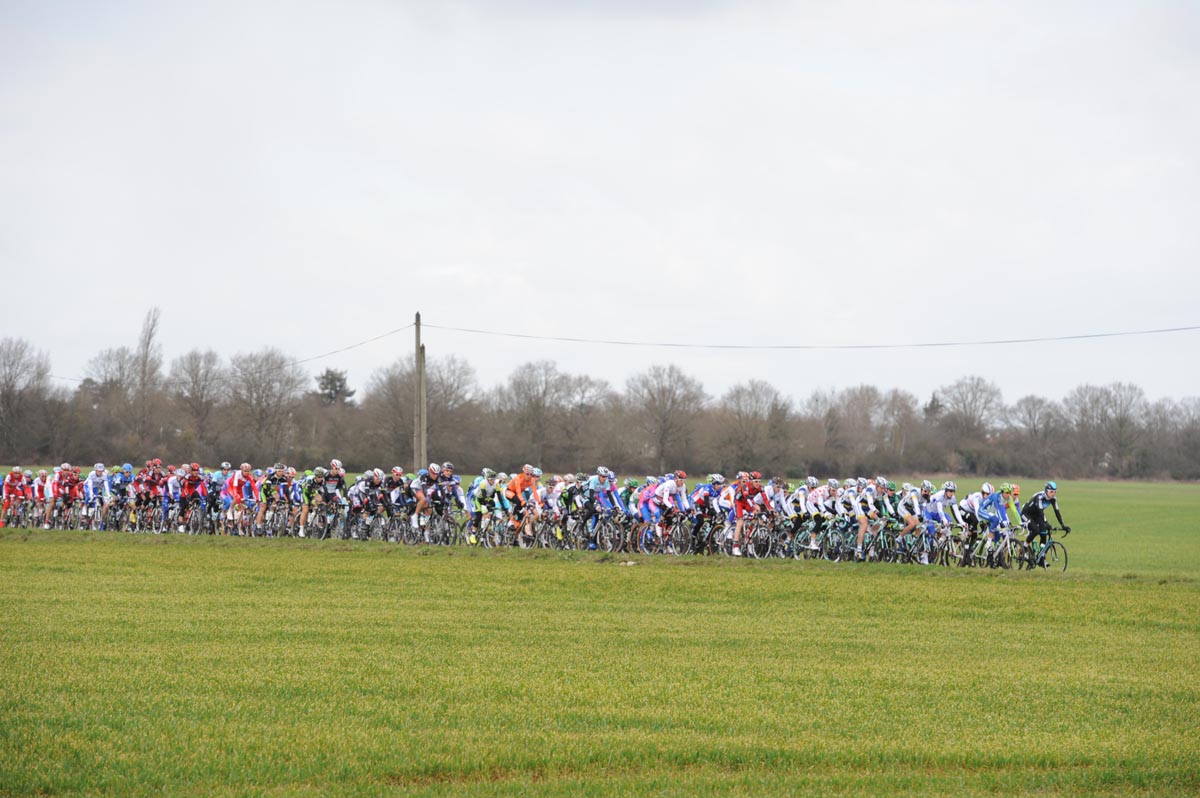 Peloton, Paris-Nice 2012, stage two Peloton, Paris-Nice 2012, stage two