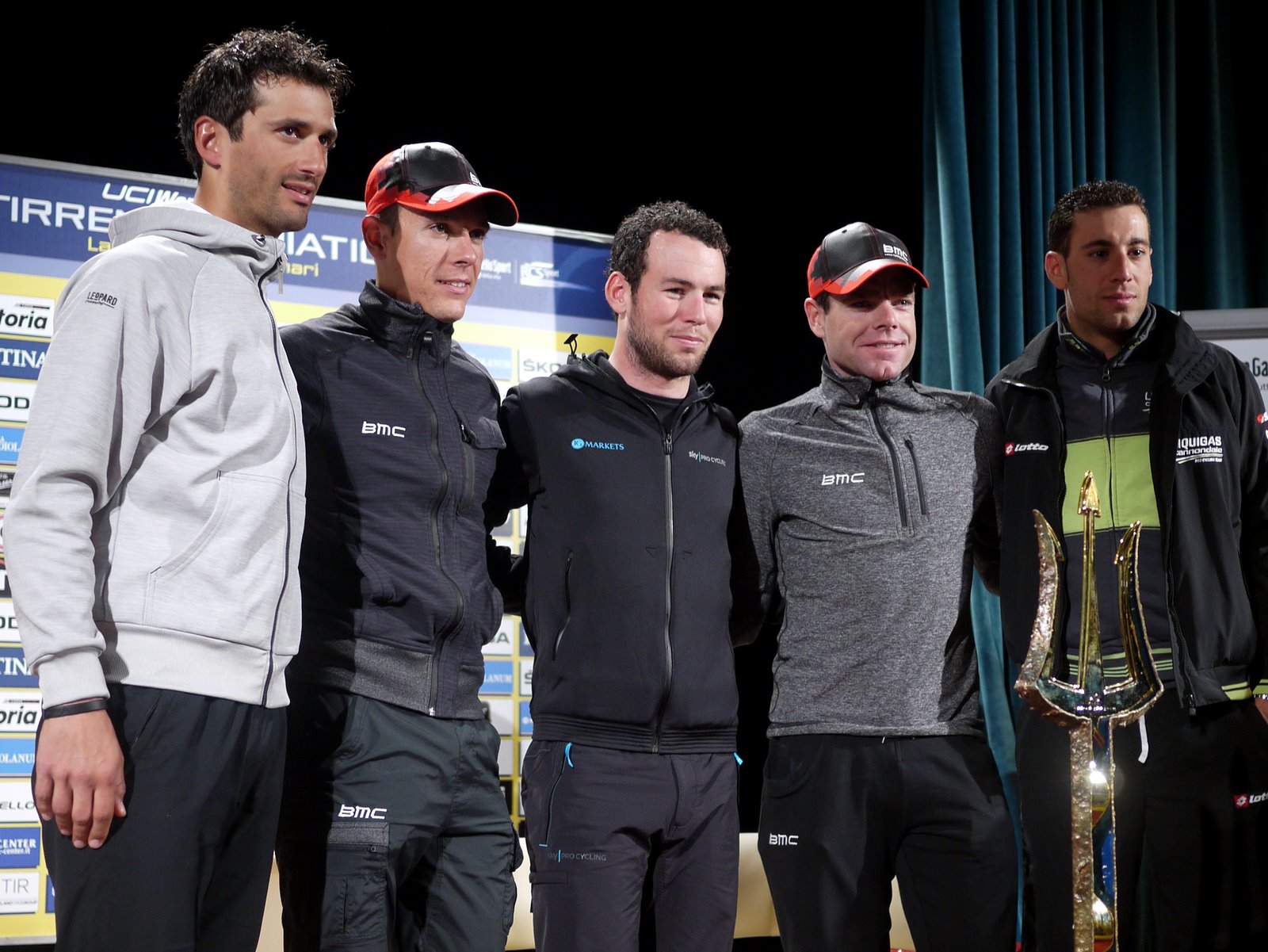 Mark Cavendish ahead of Tirreno-Adriatico 2012
