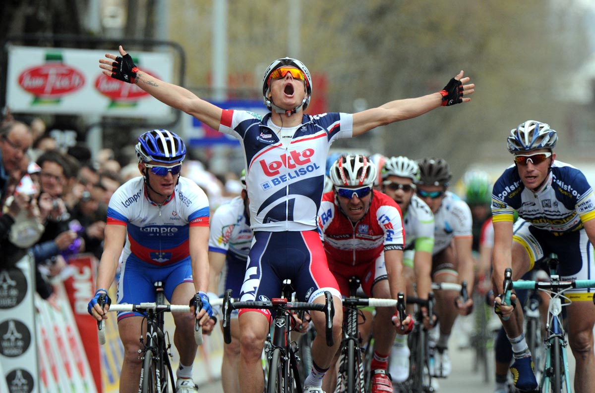 Gianni Meersman wins stage, Paris-Nice 2012, stage four