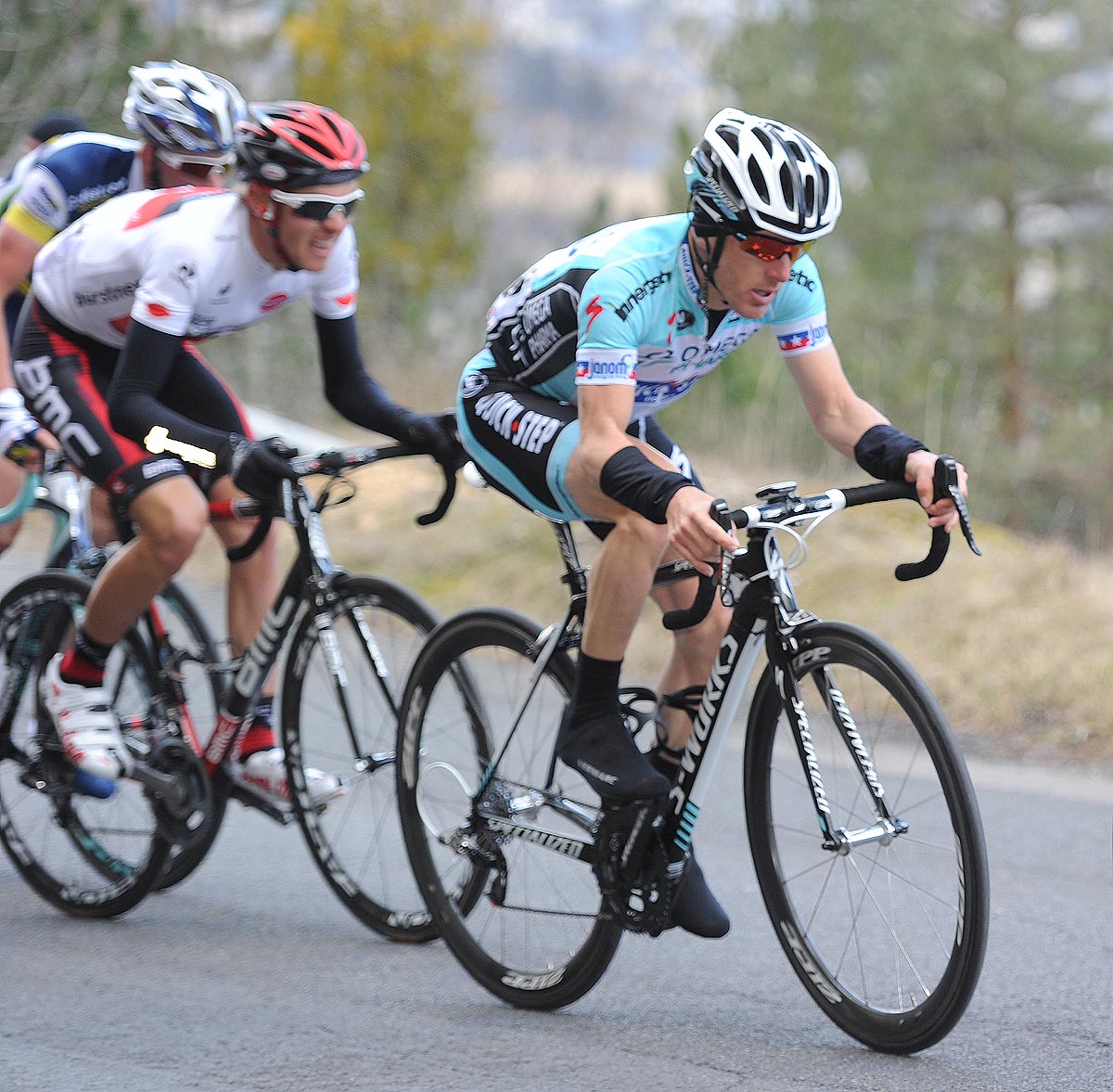 Levi Leipheimer and Tejay Van Garderen, Paris-Nice 2012, stage five