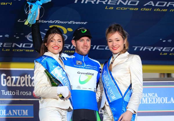 Matt Goss maintains lead, Tirreno-Adriatico 2012, stage two Matt Goss maintains lead, Tirreno-Adriatico 2012, stage two