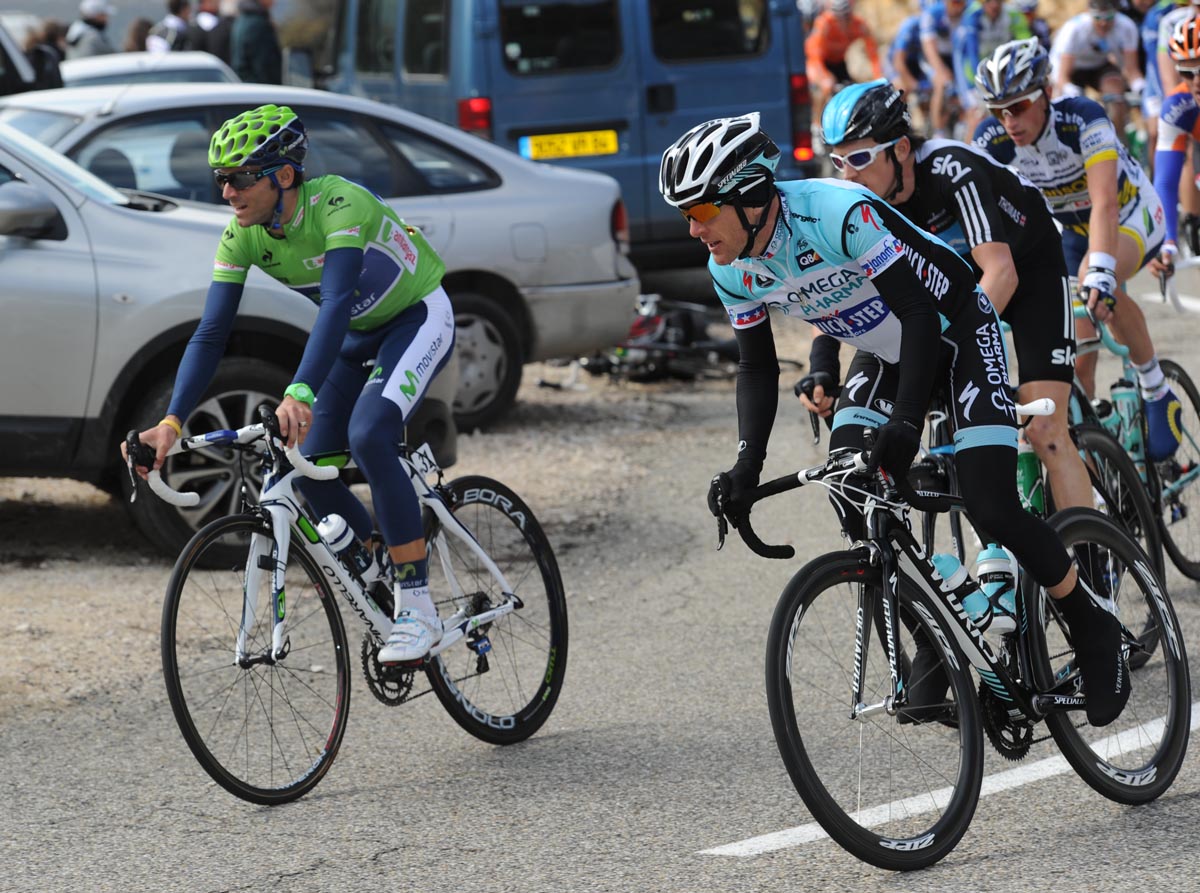 Alejandro Valverde and Levi Leipheimer, Paris-Nice 2012, stage six