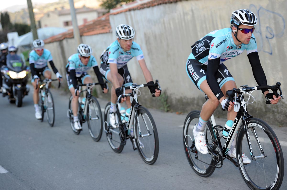 Levi Leipheimer and Omega Pharma chase, Paris-Nice 2012, stage seven