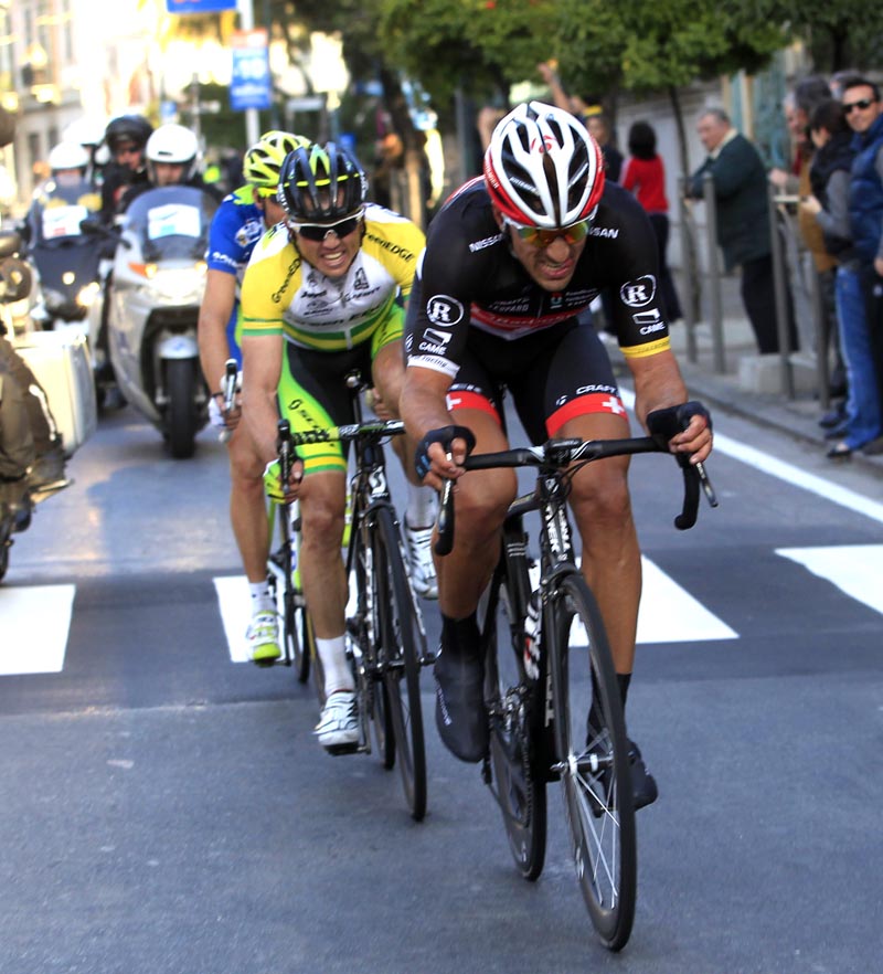 Fabian Cancellara leads, Milan-San Remo 2012