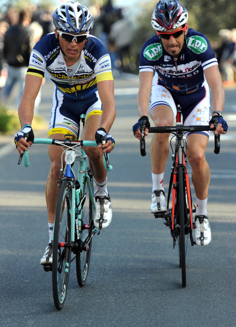Johnny Hoogerland escape, Cipressa, Milan-San Remo 2012