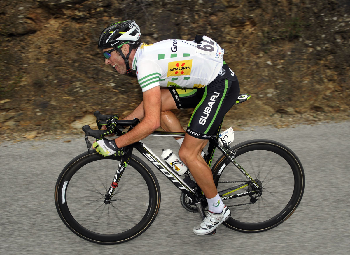 Michael Albasini in lead, Tour of Catalonia 2012, stage two