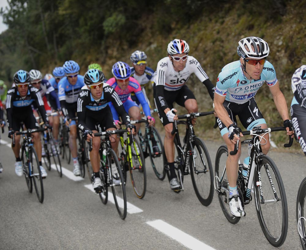Levi Leipheimer leads, Tour of Catalonia 2012, stage two