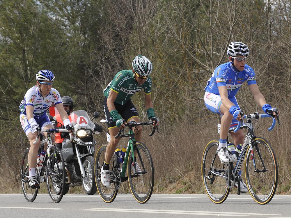 Jordi Simon in escape, Tour of Catalonia 2012, stage two